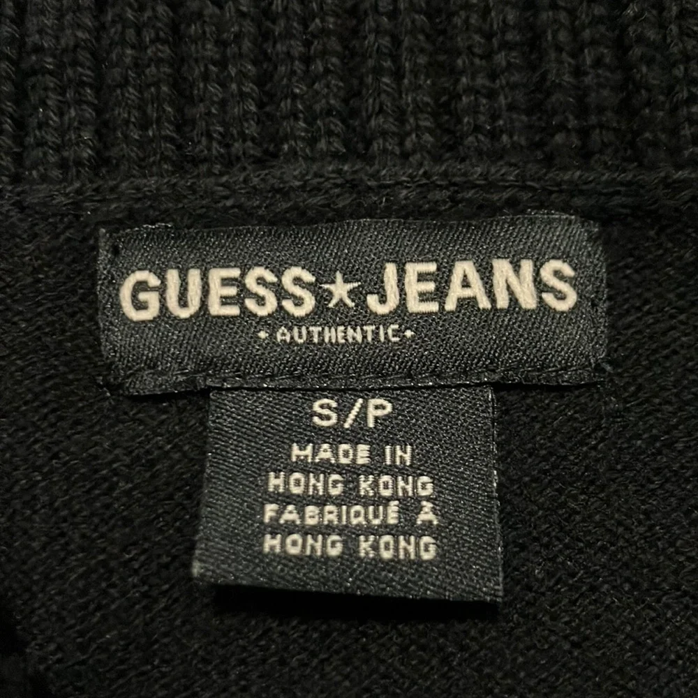Y2K Vintage Guess Jeans Sweater with Asymmetrical Neck Detail Size S - Picture 5 of 7